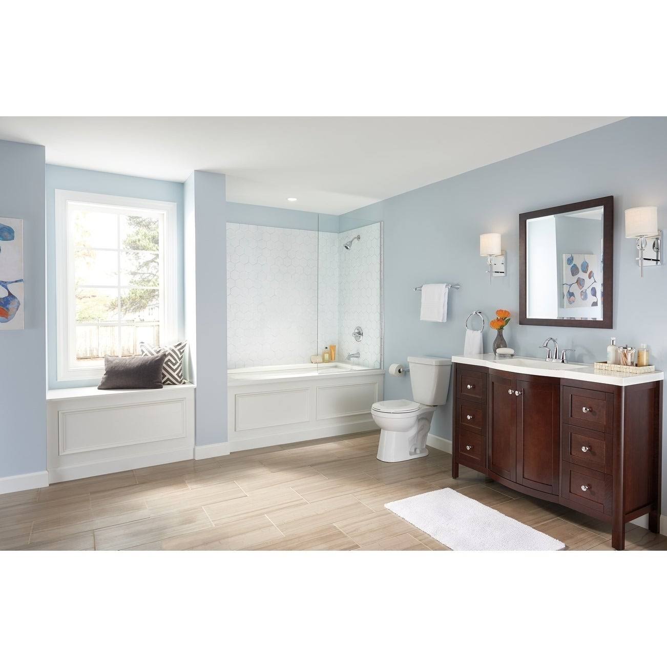 Delta 2538-MPU-DST Lahara Two Handle Centerset Bathroom Faucet, Chrome