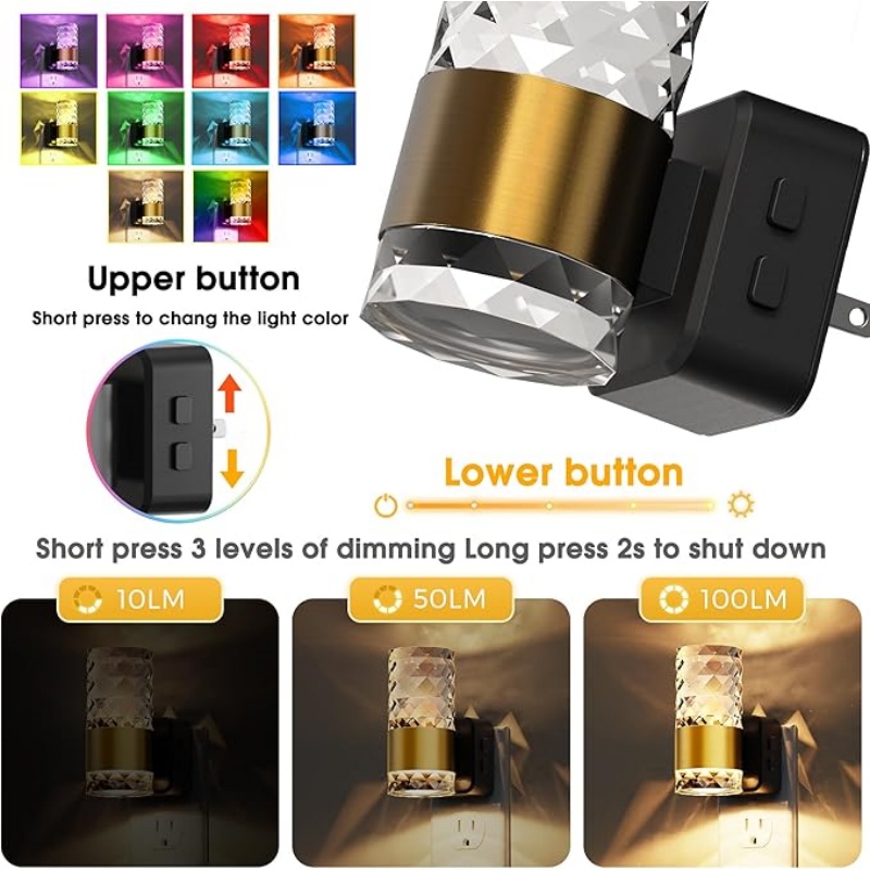 WALLARTISAN LED Night Light, Night Lights Plug into Wall
