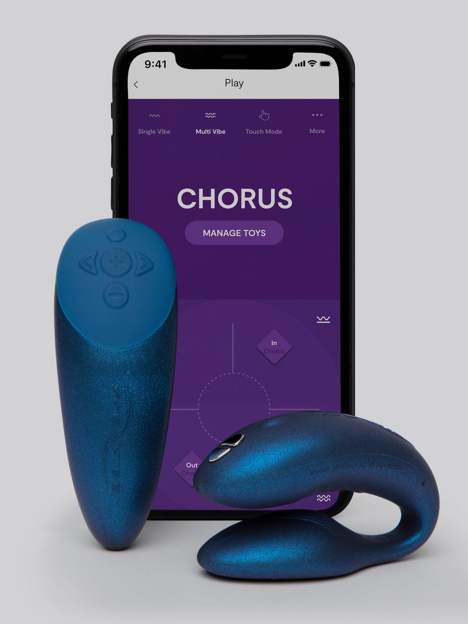 We-Vibe Chorus App and Remote Controlled Rechargeable Couple's Vibrator