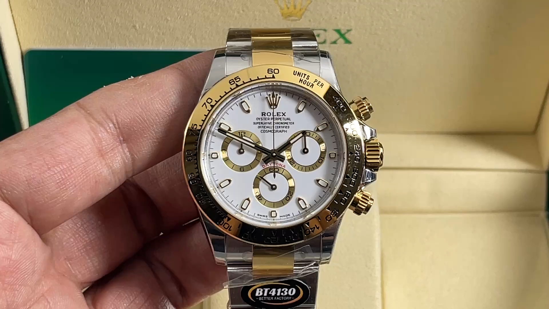 Rolex Cosmograph Daytona 116503 White Index Dial 40MM Mens Replica Watch