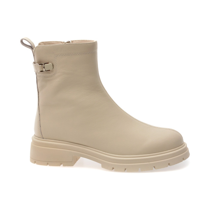 Ghete GRYXX bej, DX01321, din piele naturala