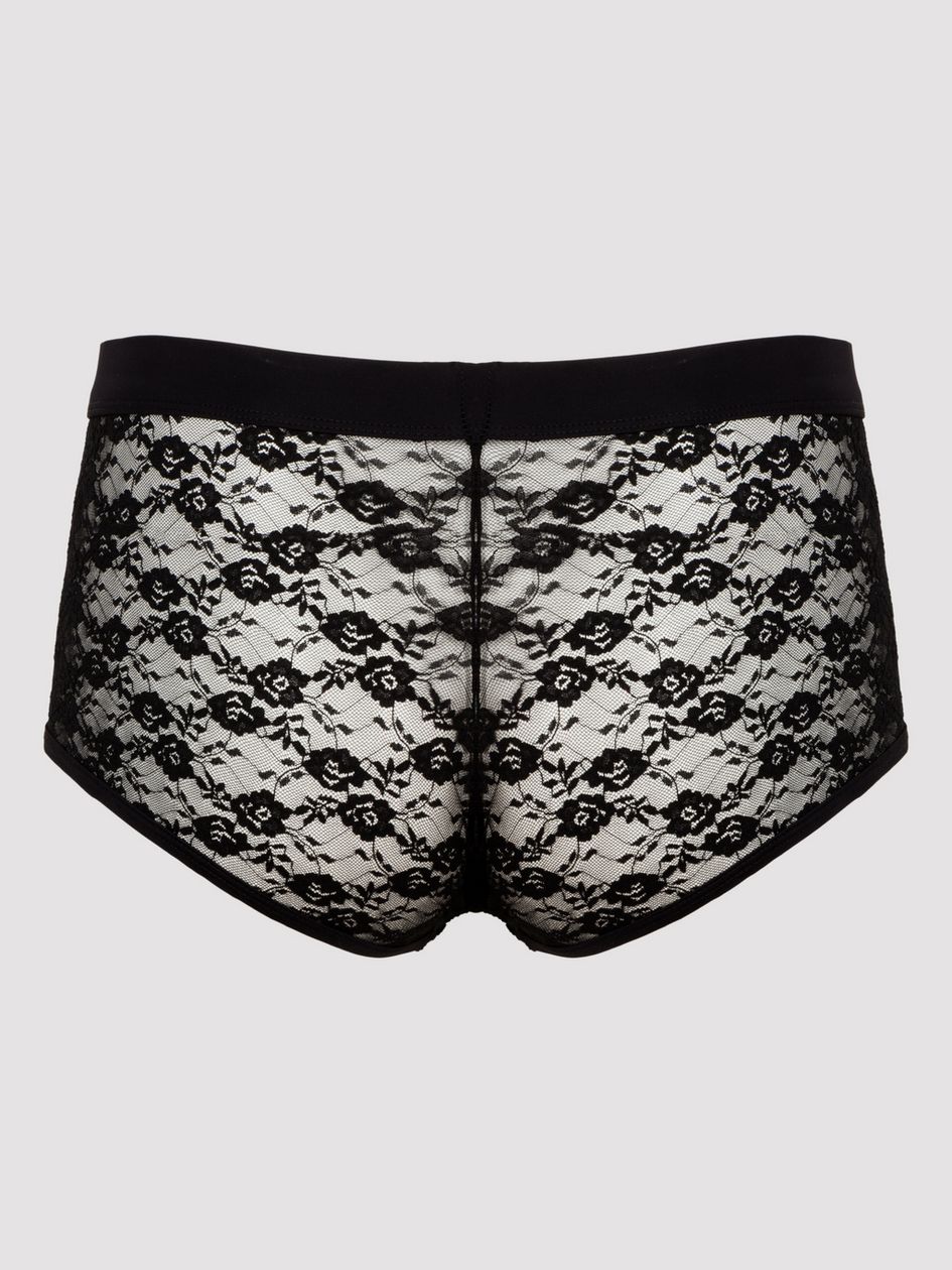 LHM Red Lace Boxer Shorts