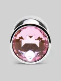 Lovehoney Silver Jewelled Metal Butt Plug 2.5 Inch