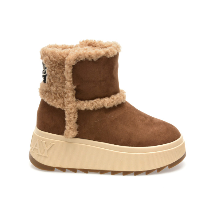 Ghete REPLAY maro, WZ7U01T, din material textil