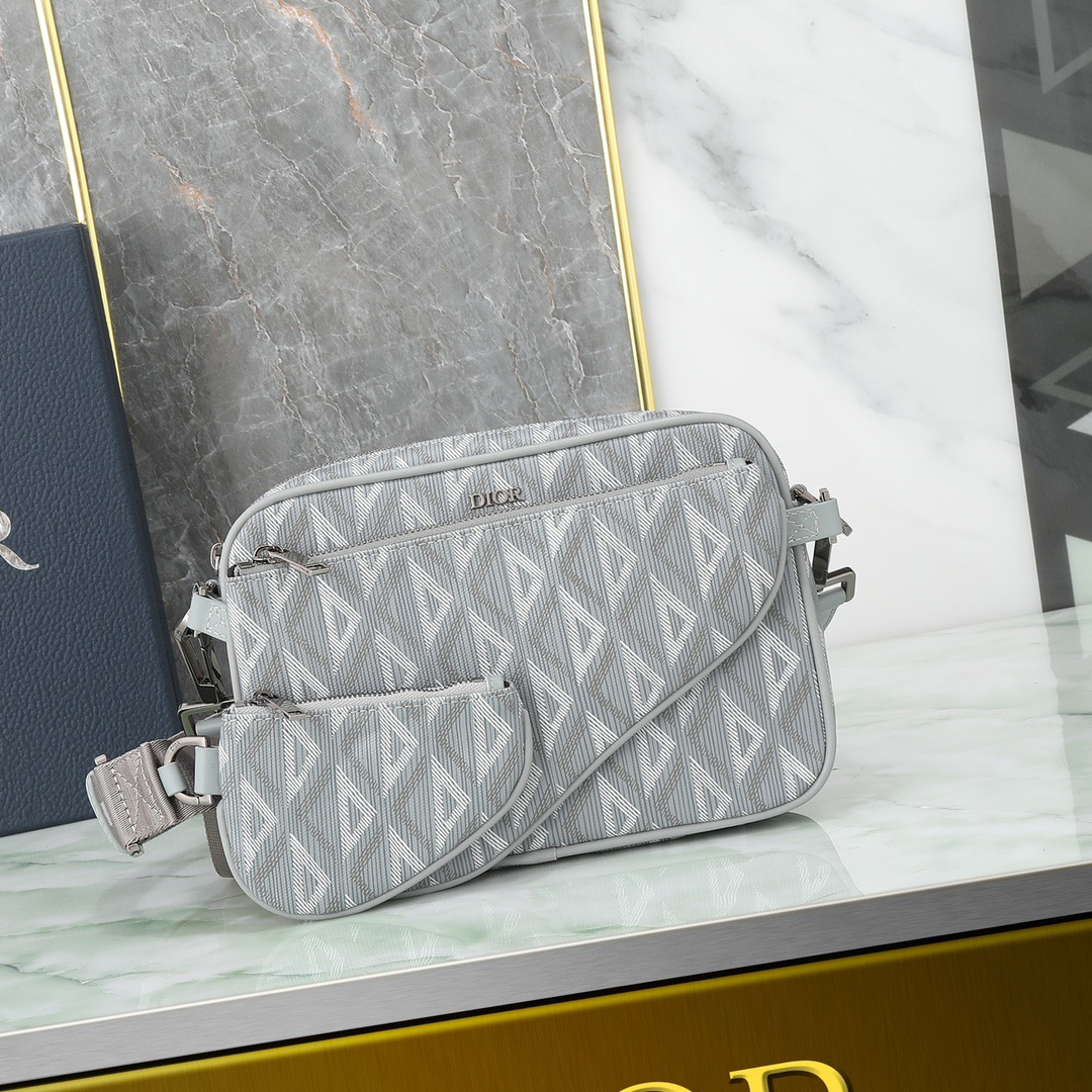 Dior CD Diamond Men Shoulder Bags Size 23*16.5*4cm