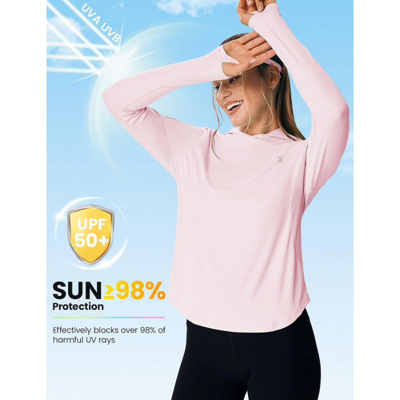 AURETOP Women's UPF 50+ Sun Hoodie UV Protection