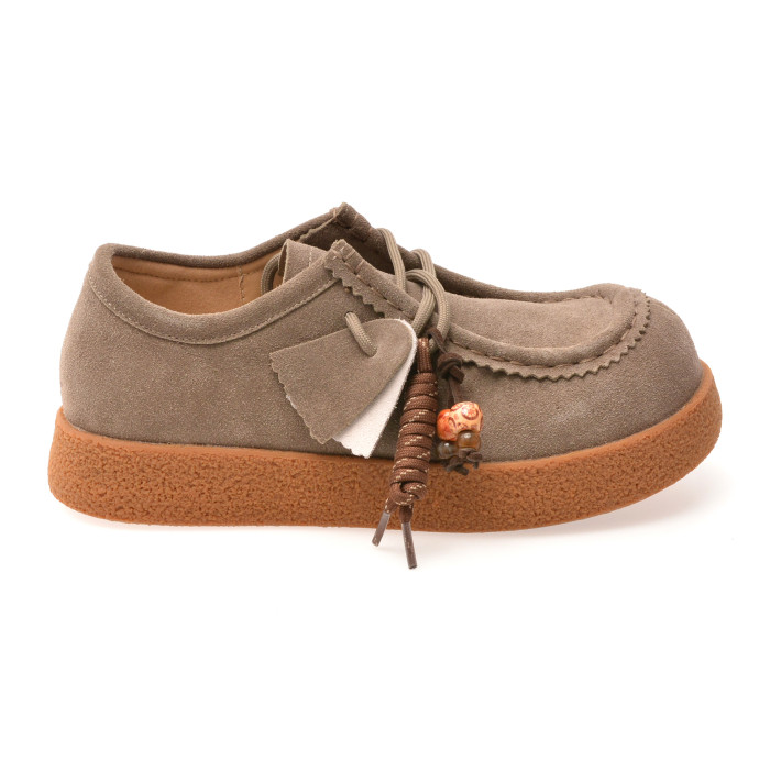 Mocasini GRYXX gri, 3712, din piele intoarsa