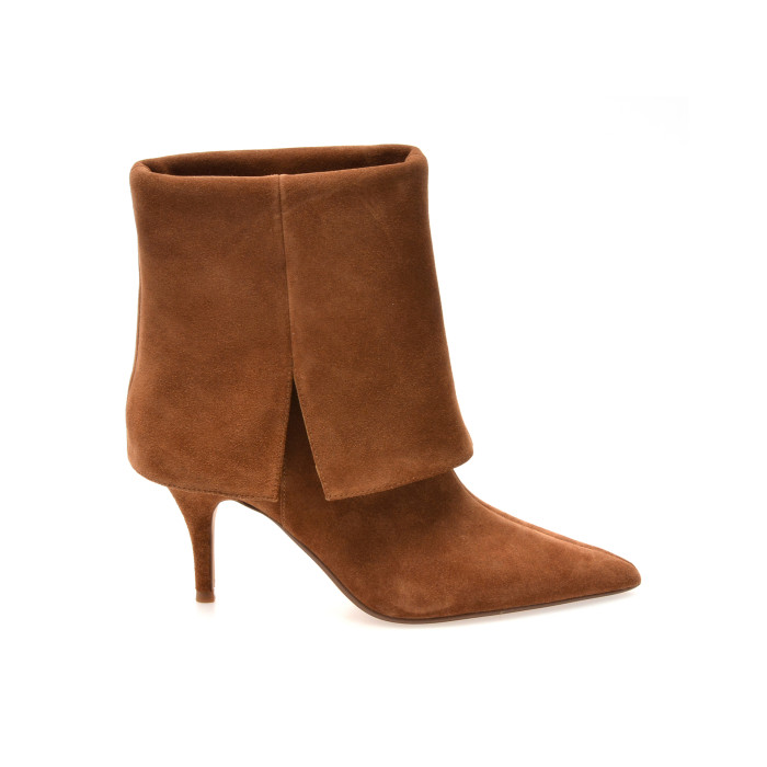 Botine elegante ALDO maro, WILAMENA 210, din piele intoarsa