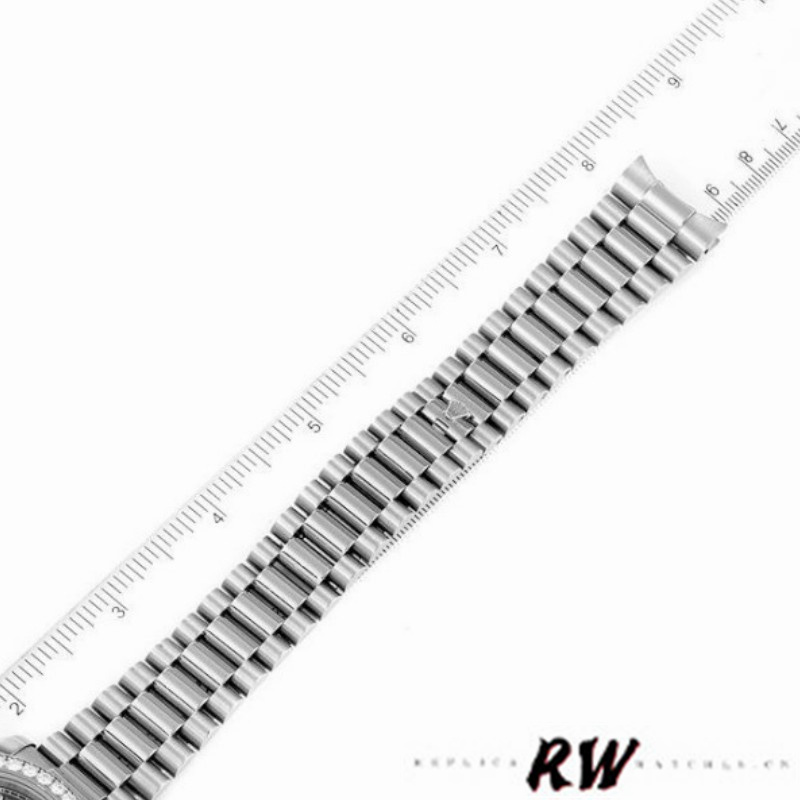 Rolex Day-Date 218349 Rhodium Grey Dial 41MM Mens Replica Watch