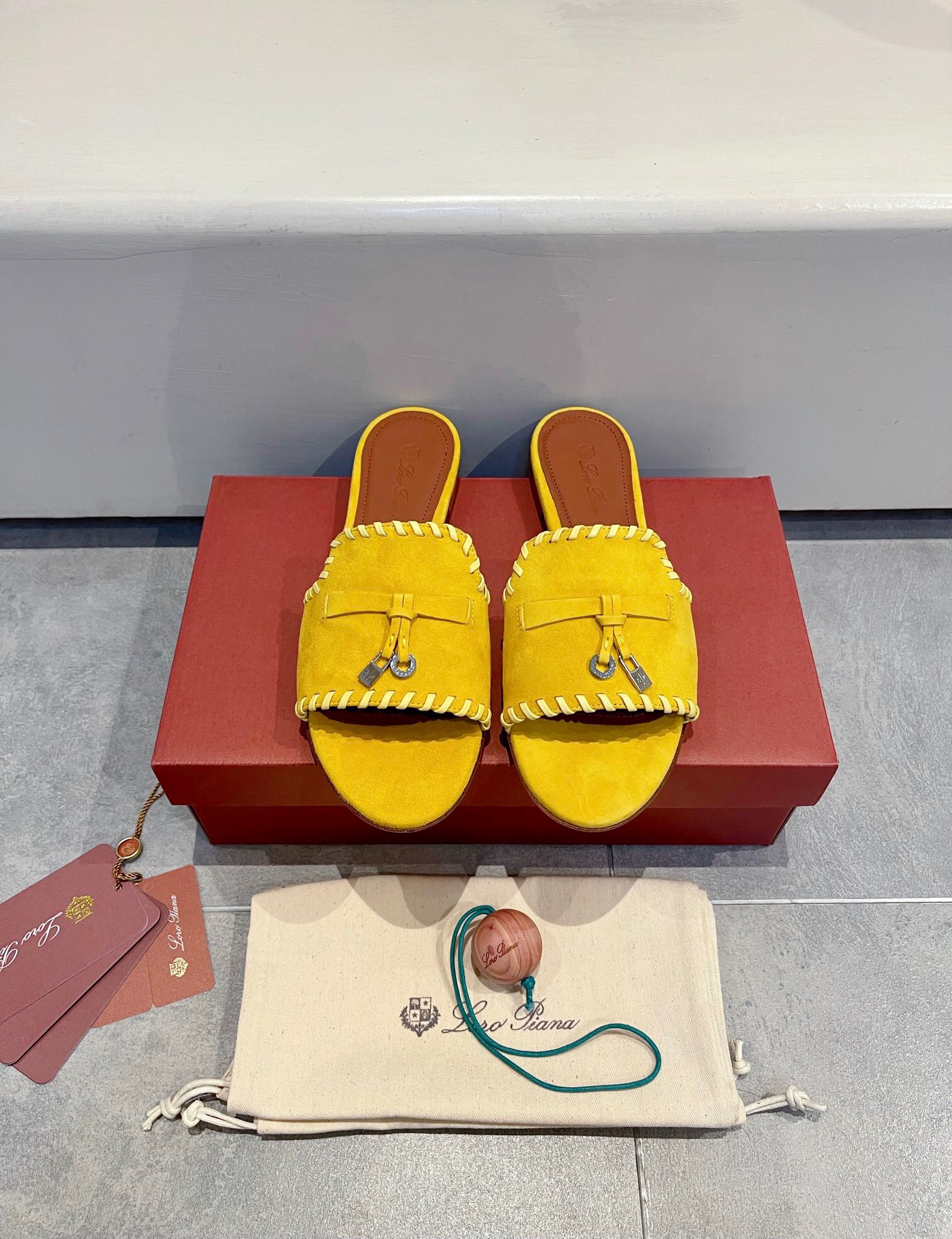 Loro Piana Charms Slipper Women Slippers Size 36-41