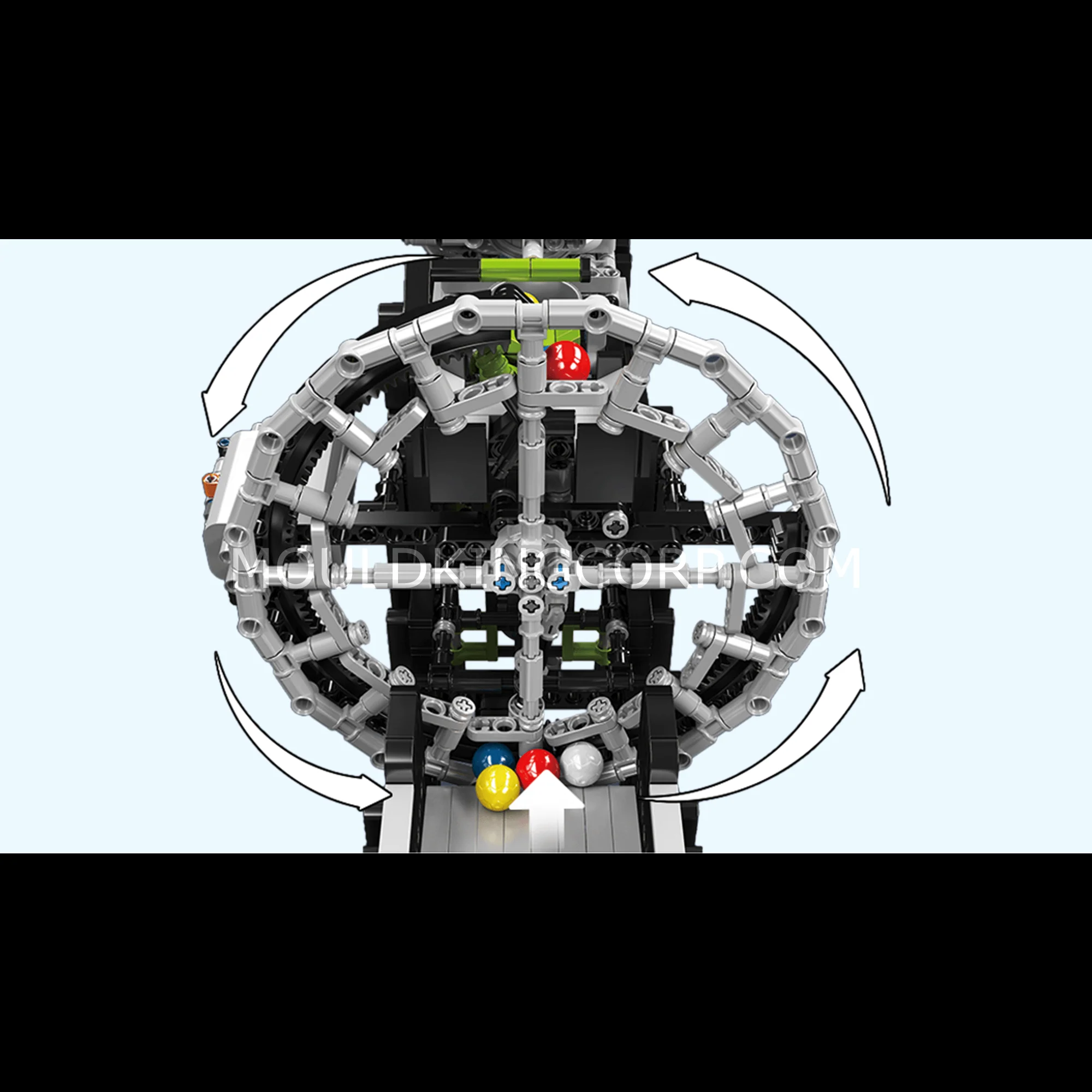 Mould King 26011 GBC Rimo Buckets Building Set | 2,026 PCS