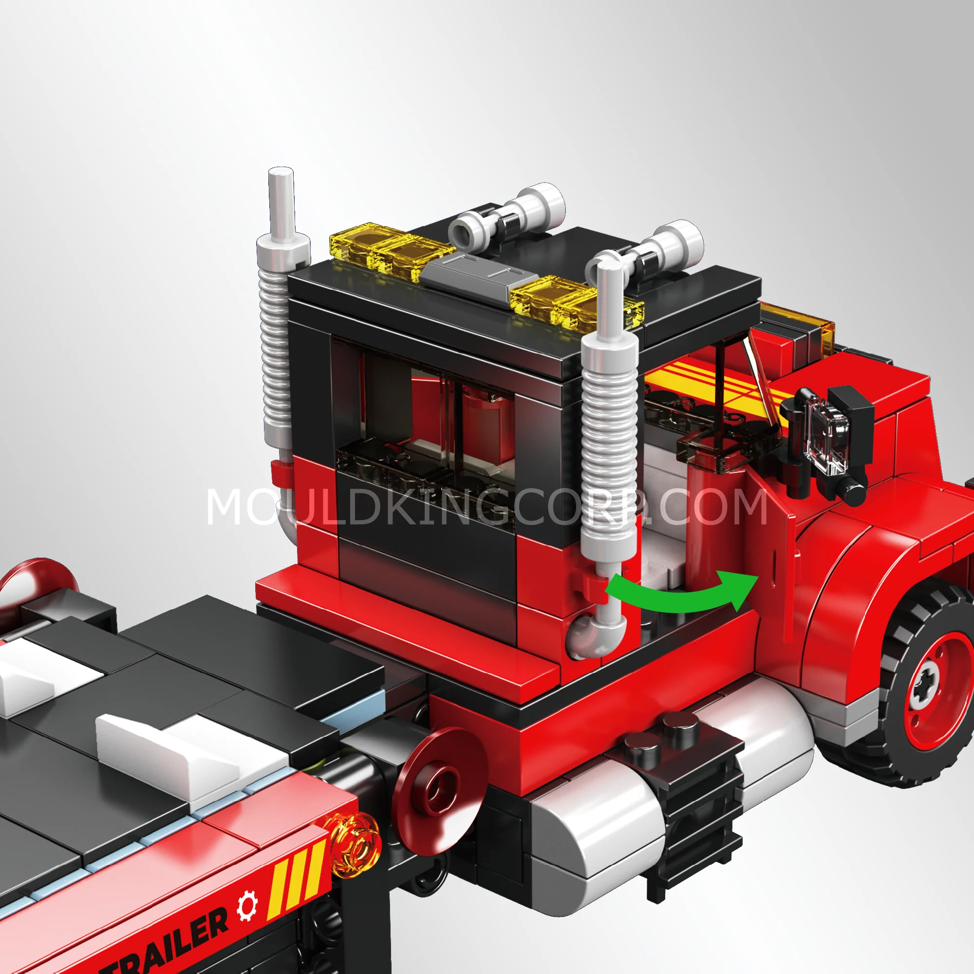 Mould King 24079 Forklift Transport Truck Building Set | 906 Pcs