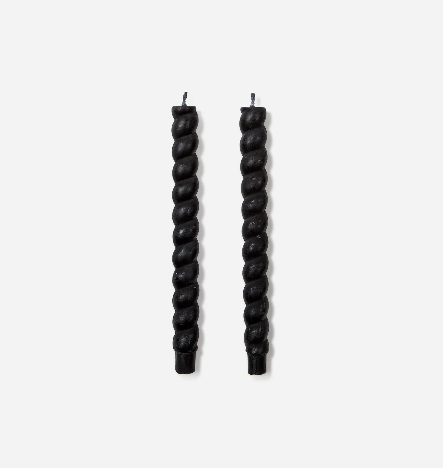 Braided Taper Candle S/2