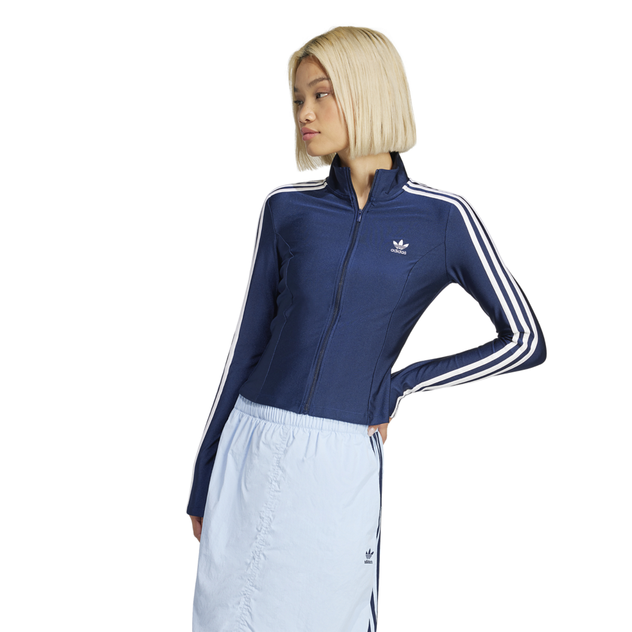 adidas 3 Stripe Slim Track Top