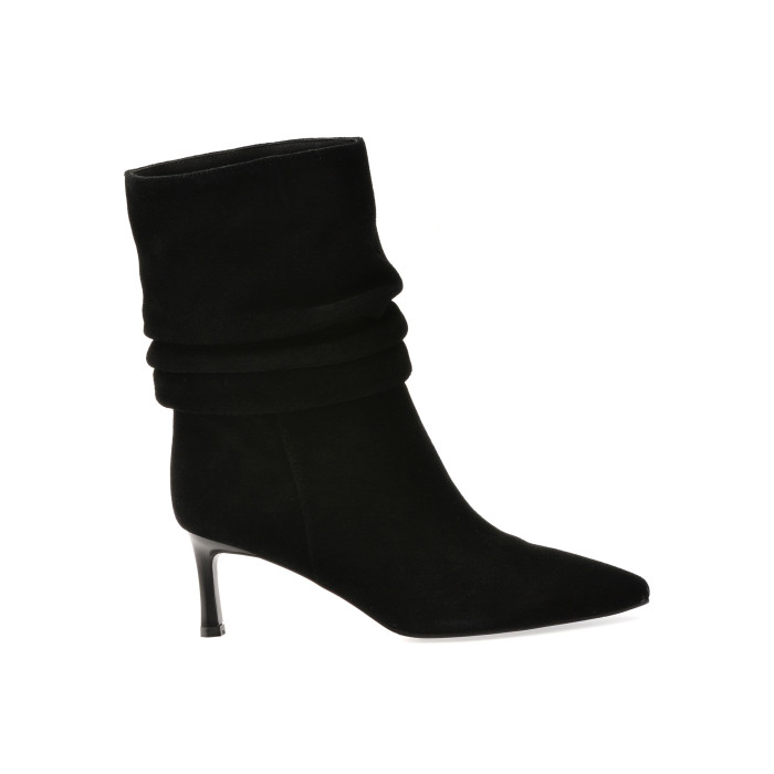 Botine elegante FLAVIA PASSINI negre, 83315, din piele intoarsa