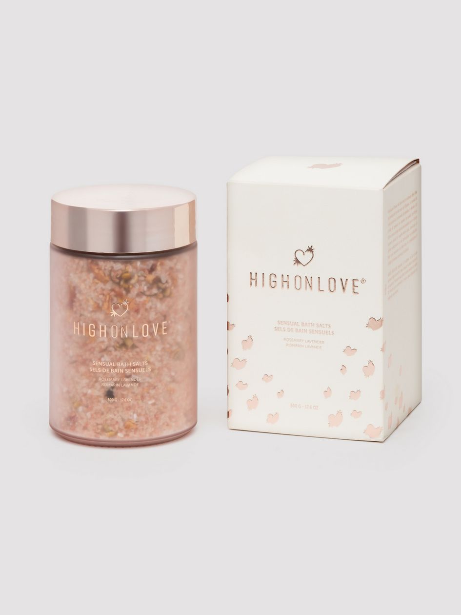 HighOnLove Sensual Rosemary &amp; Lavender Bath Salts 500g