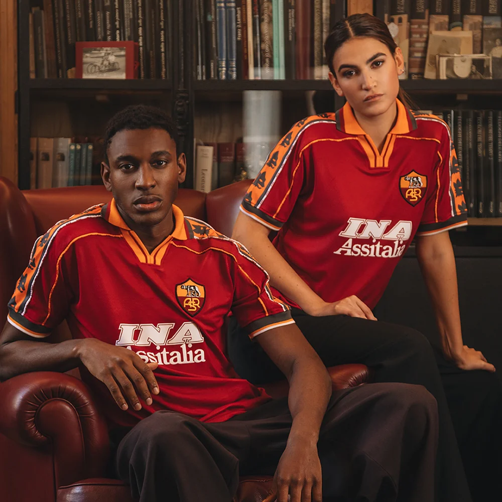 AS Roma 1998 - 99 Retro Football Shirt