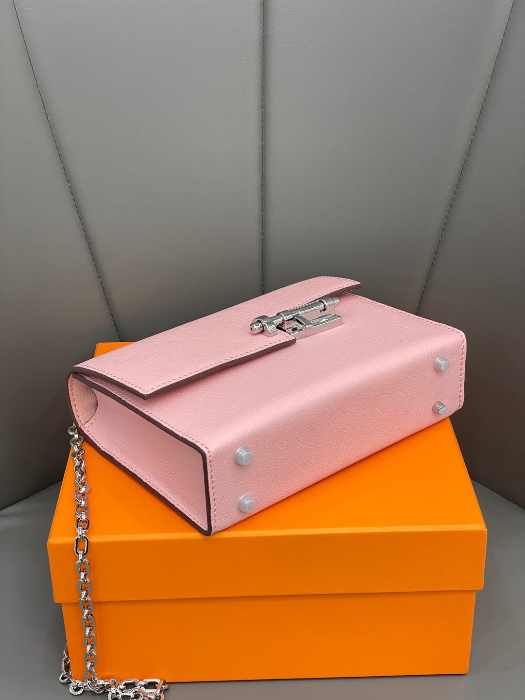 Hermes Verrou 18 Palladium Hardware