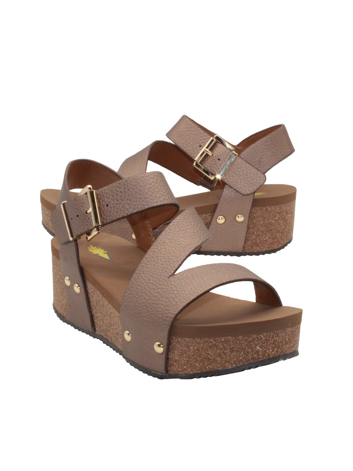 Biloxi Strap Wedge 鈥?Bronze