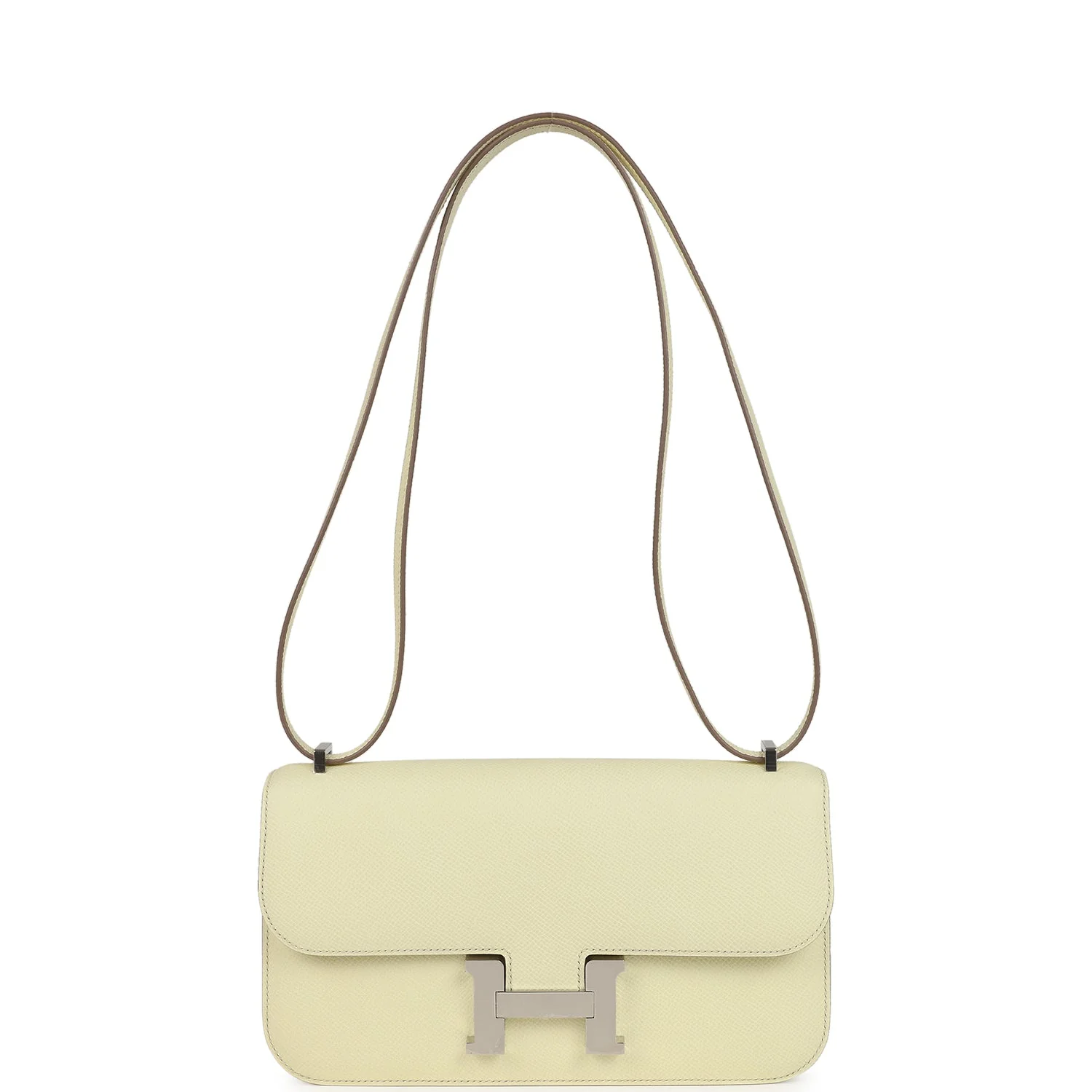 Hermes Constance Elan Jaune Milton Epsom Palladium Hardware