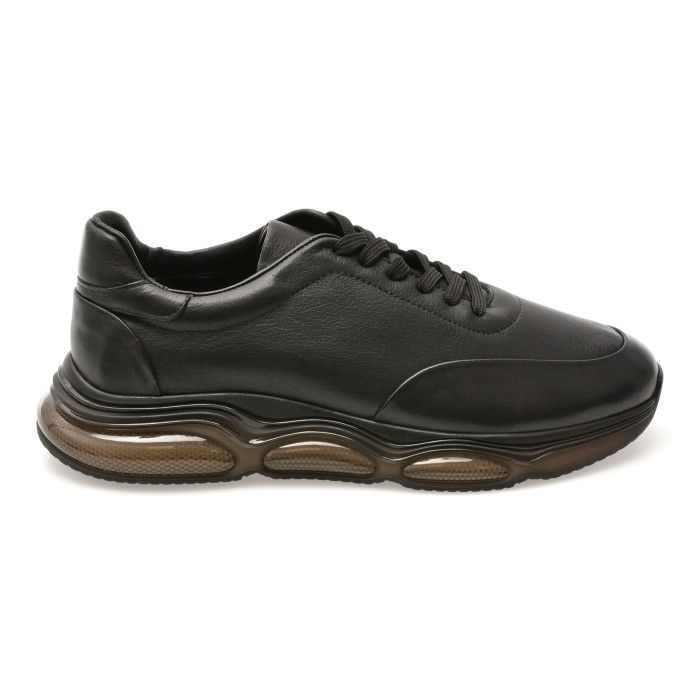 Pantofi sport BITE THE BULLET negri, 7716, din piele naturala