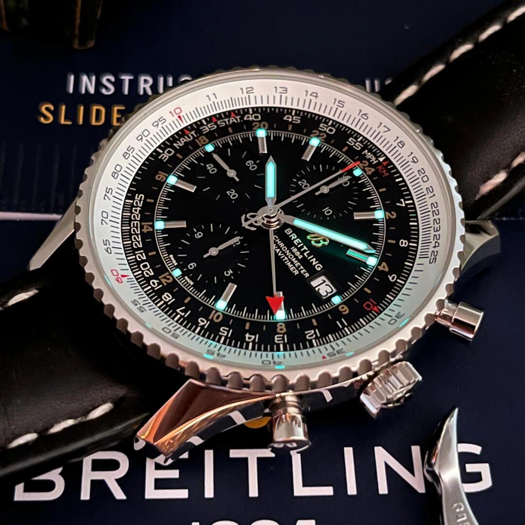 Navitimer GMT Black Dial 46mm