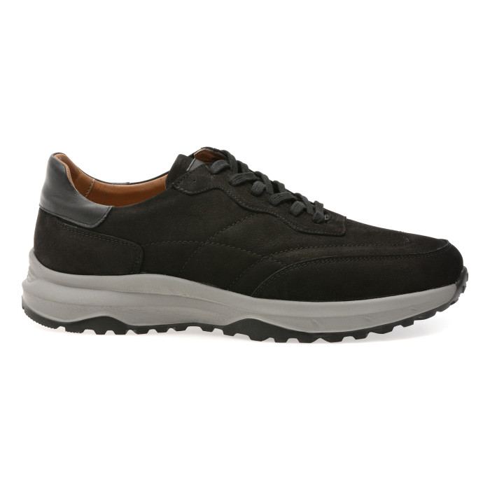 Pantofi sport GRYXX negri, BS1010, din nabuc