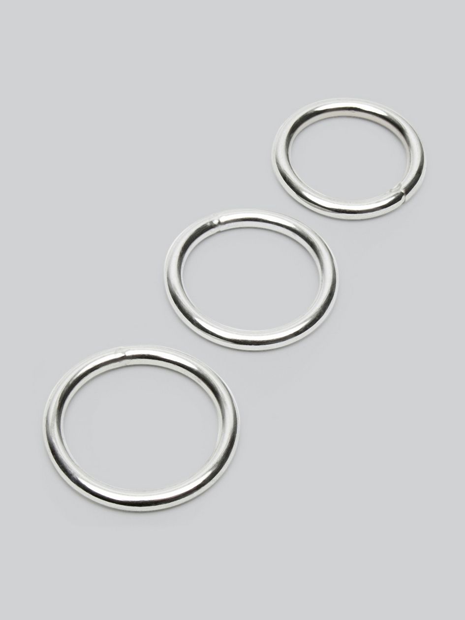 Bad Kitty Metal Cock Ring with Ball Divider