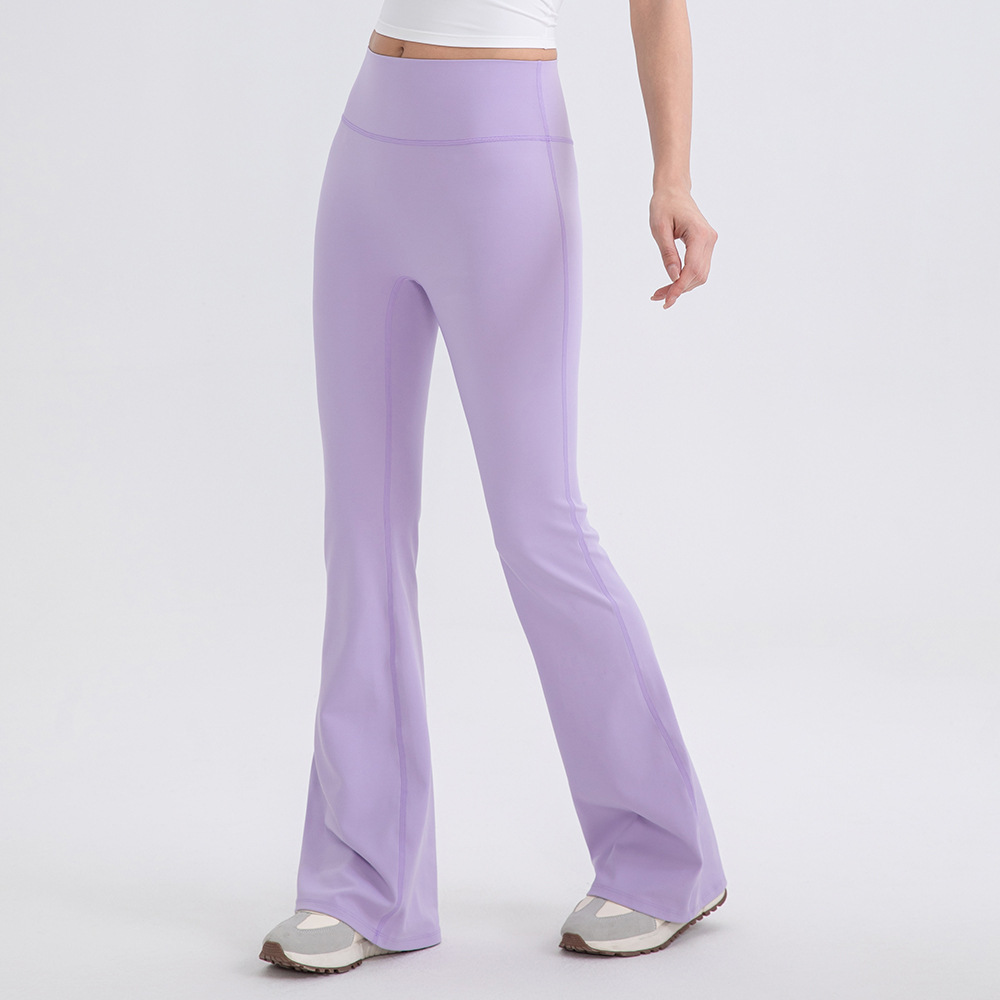 Zero Feel 3.0 PLUS Yoga Flare Pants - Strong Shaping LULU Original Yarn Double 66 Lycra Water-washed High-waisted Pilates Pants