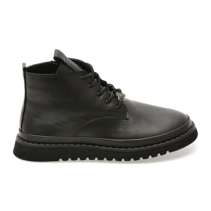 Ghete GRYXX negre, 251KS08, din piele naturala