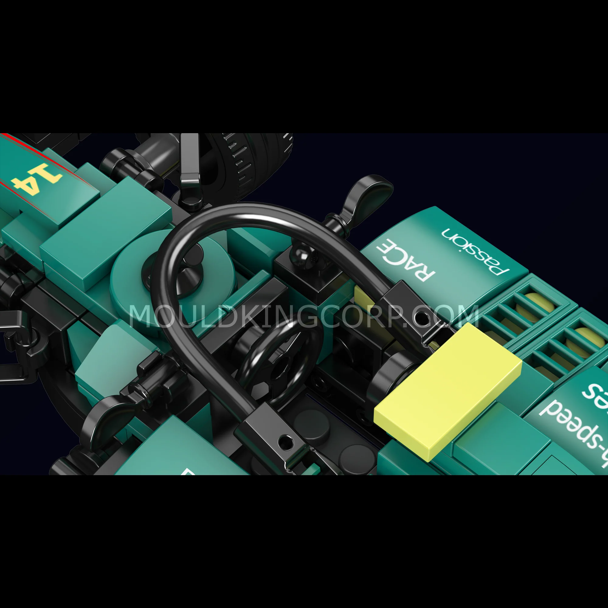 Mould King 10157 Martin Formula F2 Racing Car Building Set | 308 Pcs