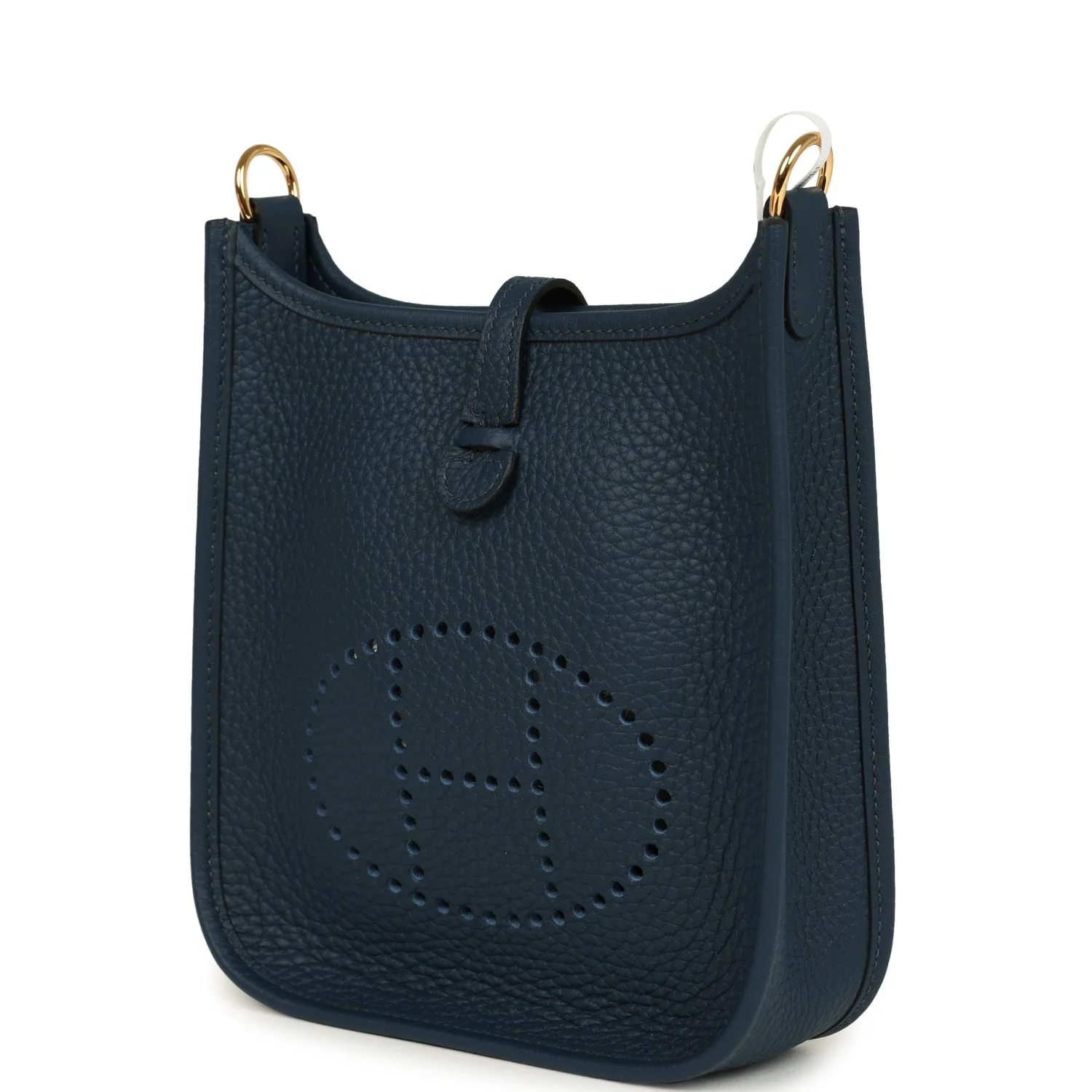 Hermes Evelyne TPM Bleu De Prusse Clemence Gold Hardware