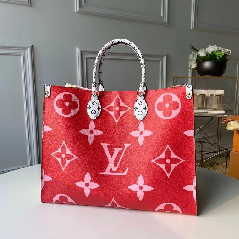 Louis Vuitton Onthego-M44570 Red 41Cm