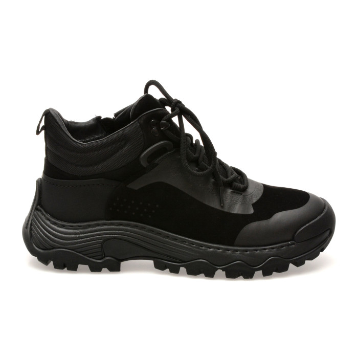 Ghete GRYXX negre, LN25, din piele naturala