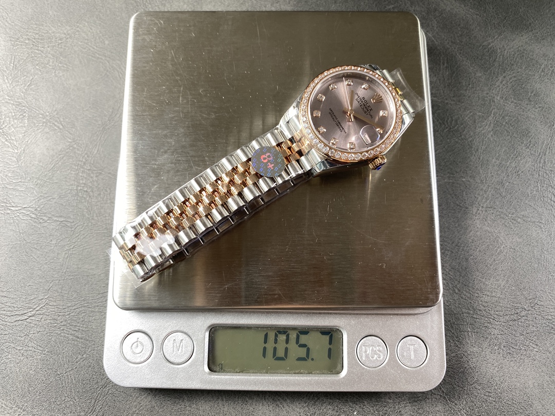 Rolex Datejust 31mm Stainless Steel and Rose Gold 278381RBR 0024 Rose Diamond Jubilee