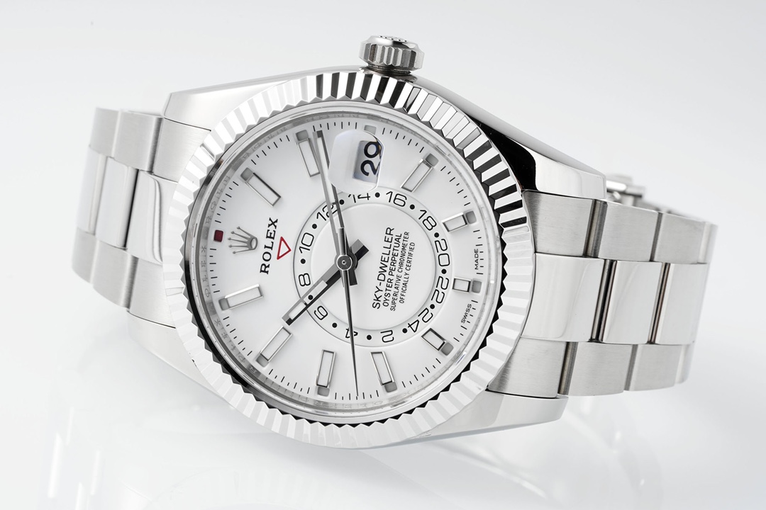 Rolex Sky-Dweller 326934 Stainless Steel White Dial 42MM Replica Watch