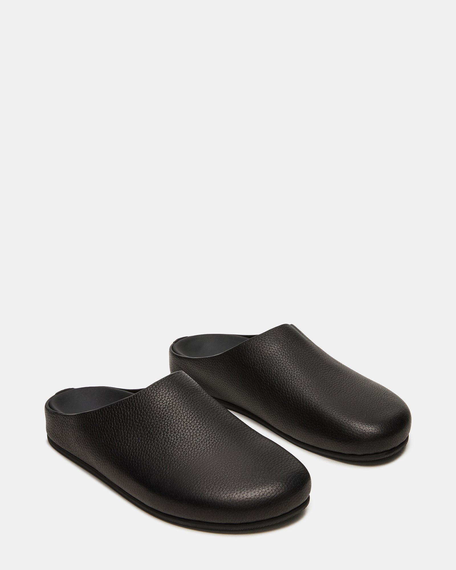 Fern Black Leather