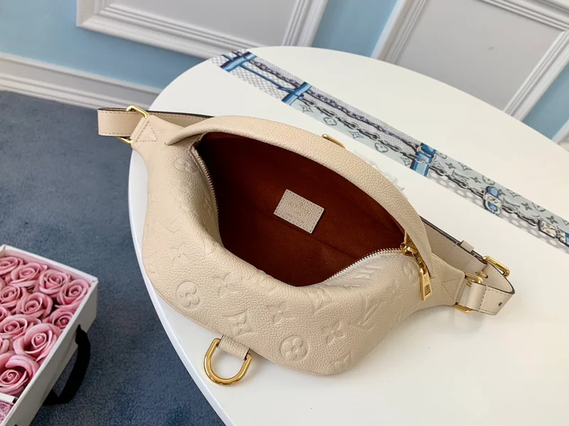 Louis Vuitton Monogram Empreinte Bumbag Black/Beige