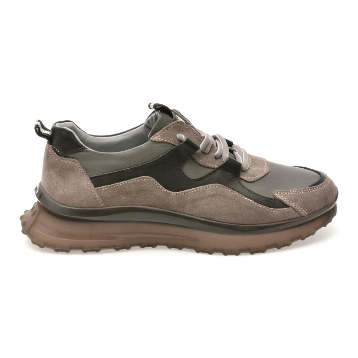 Pantofi sport GRYXX gri, ED003, din piele naturala