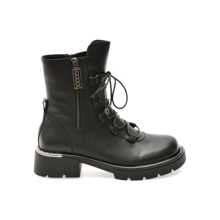Ghete GRYXX negre, M405B, din piele naturala
