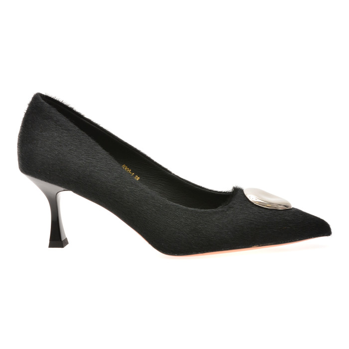 Pantofi eleganti EPICA negri, 3601, din piele naturala