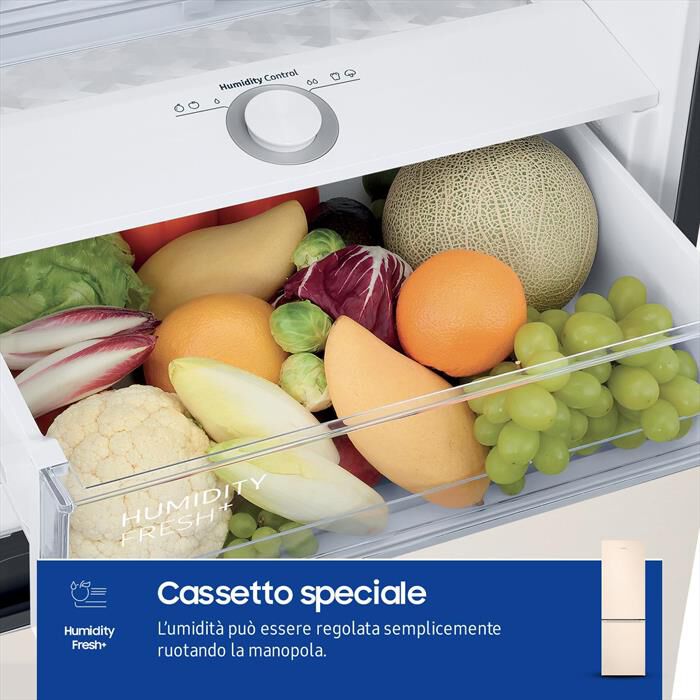 SAMSUNG - Frigorifero combinato RB38C603DEL/EF ClasseD 390lt-SABBIA