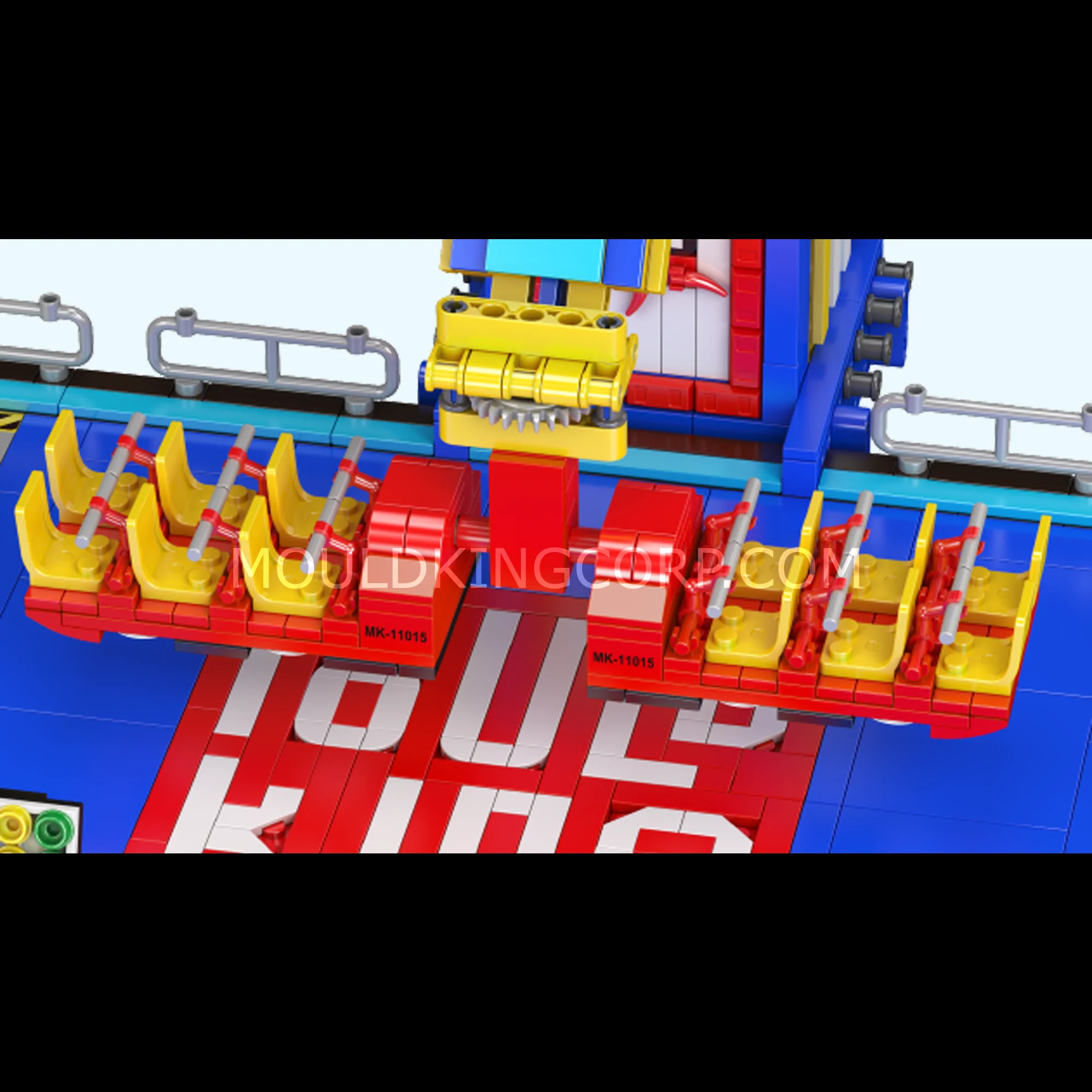 Mould King 11015 Octopus Swing Ride Building Set | 1,668 Pcs