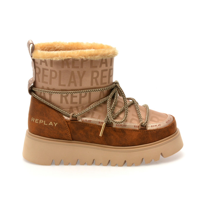 Ghete REPLAY maro, WF2H20S, din material textil