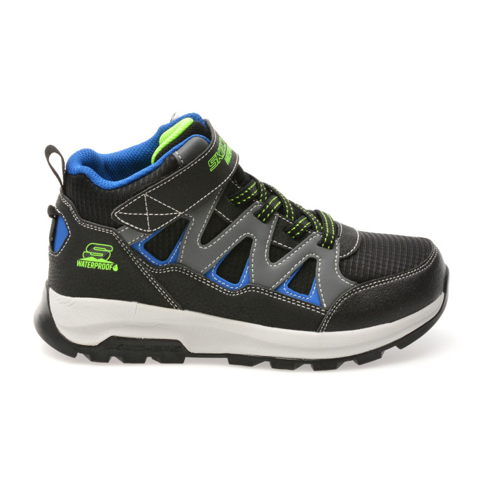 Ghete SKECHERS negre, STORM BLAZER, din material textil