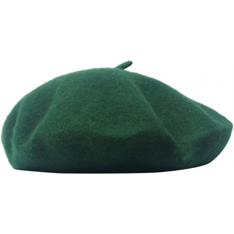 Women Men Wool French Beret Solid Color
