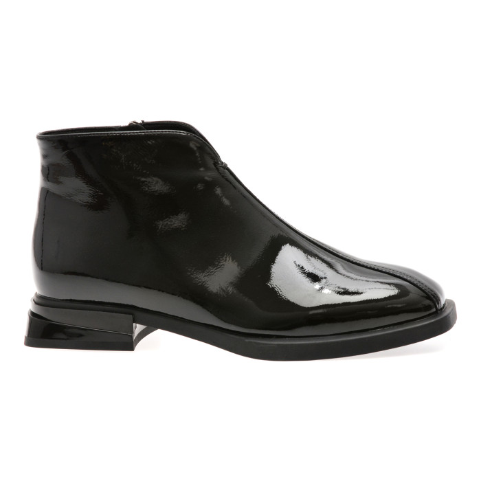 Ghete GRYXX negre, DX1268, din piele naturala lacuita