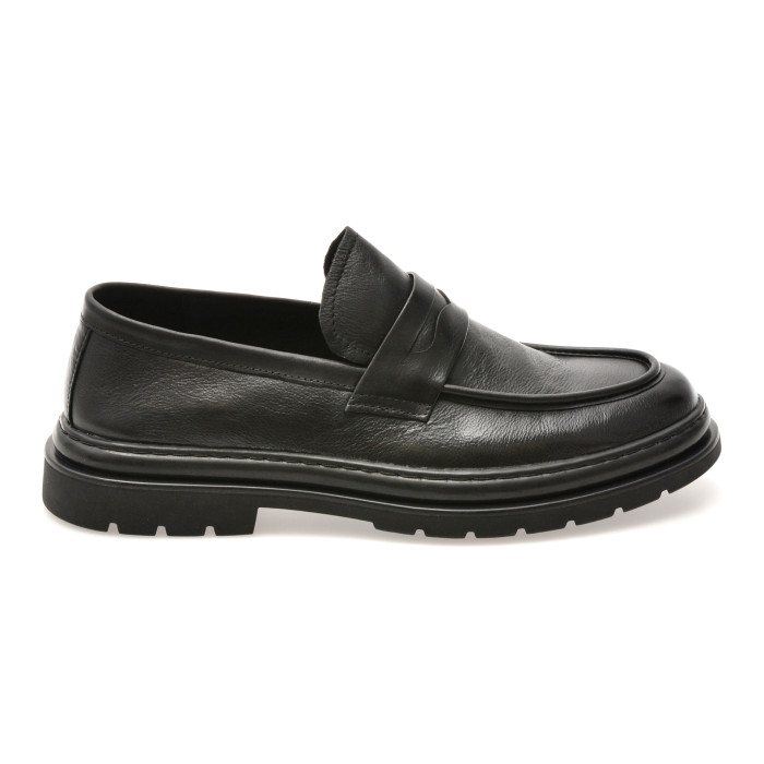 Mocasini GRYXX negri, 56518, din piele naturala