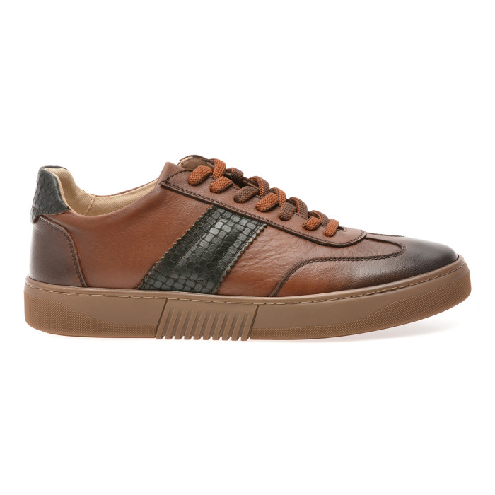 Pantofi sport BITE THE BULLET maro, 8625, din piele naturala