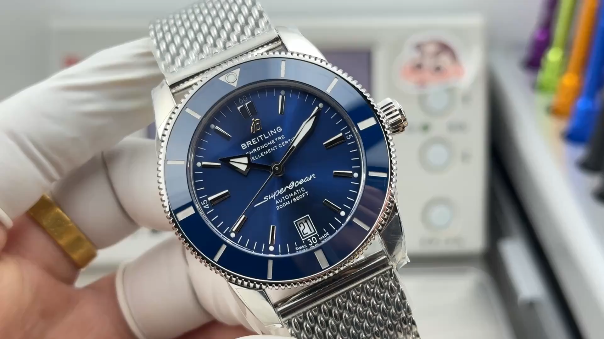 Breitling Superocean Heritage Automatic 42mm AB2010161C1A1 Blue Watch 1:1 Clone